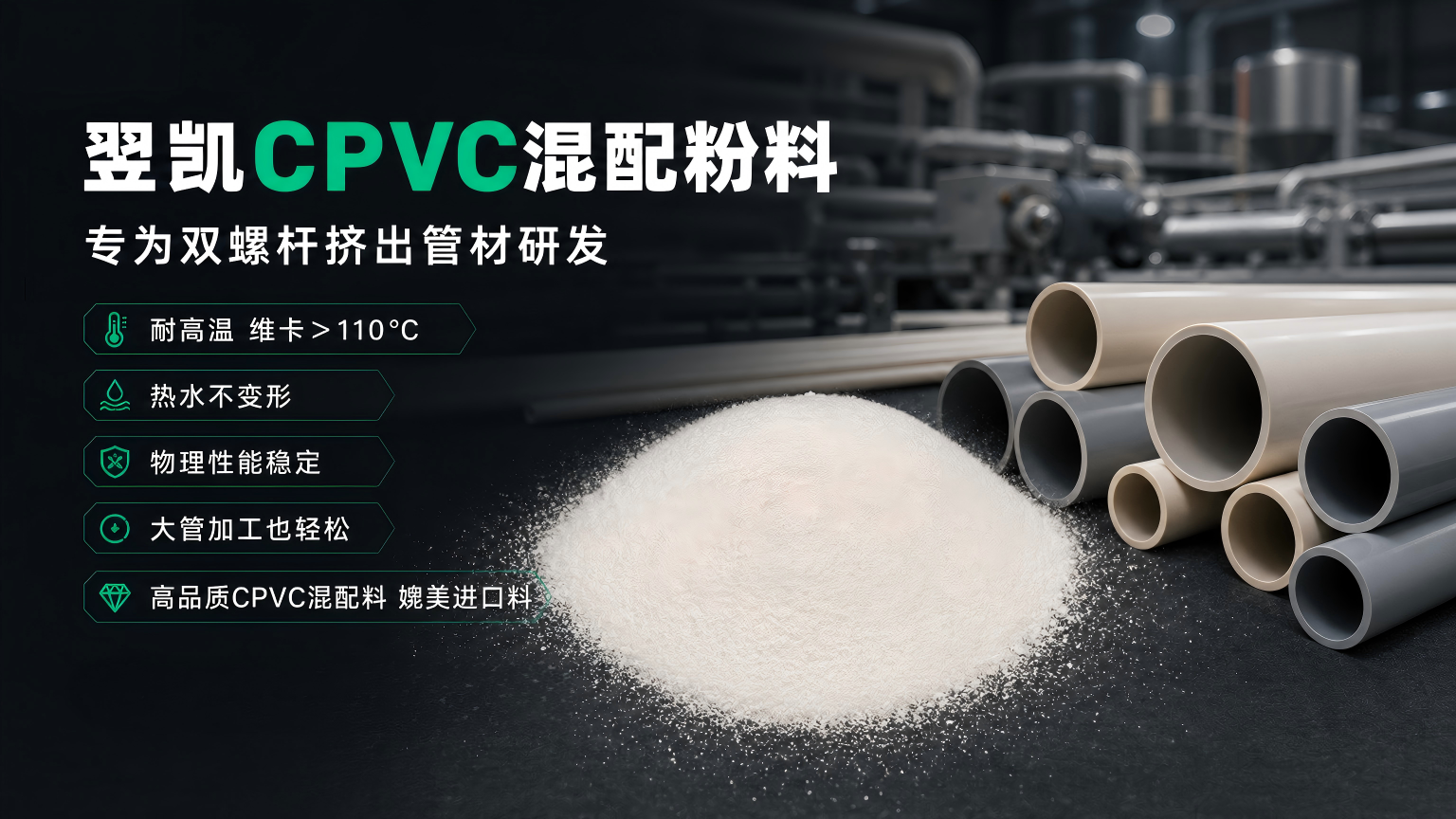 CPVC树脂&混配粉料